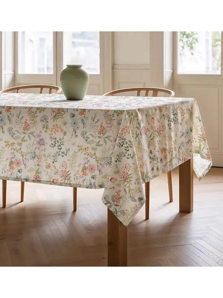 Mint Rugs Küchentextilien|Tisch- & Küchentextilien<Tischdecke "Floral Azahara" in Weiß/ Rosa/ Lila
