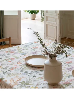 Mint Rugs Küchentextilien|Tisch- & Küchentextilien<Tischdecke "Floral Azahara" in Weiß/ Rosa/ Lila