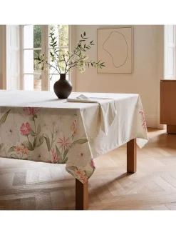 Mint Rugs Küchentextilien<Tischdecke "Floral Blume" in Weiß/ Rosa