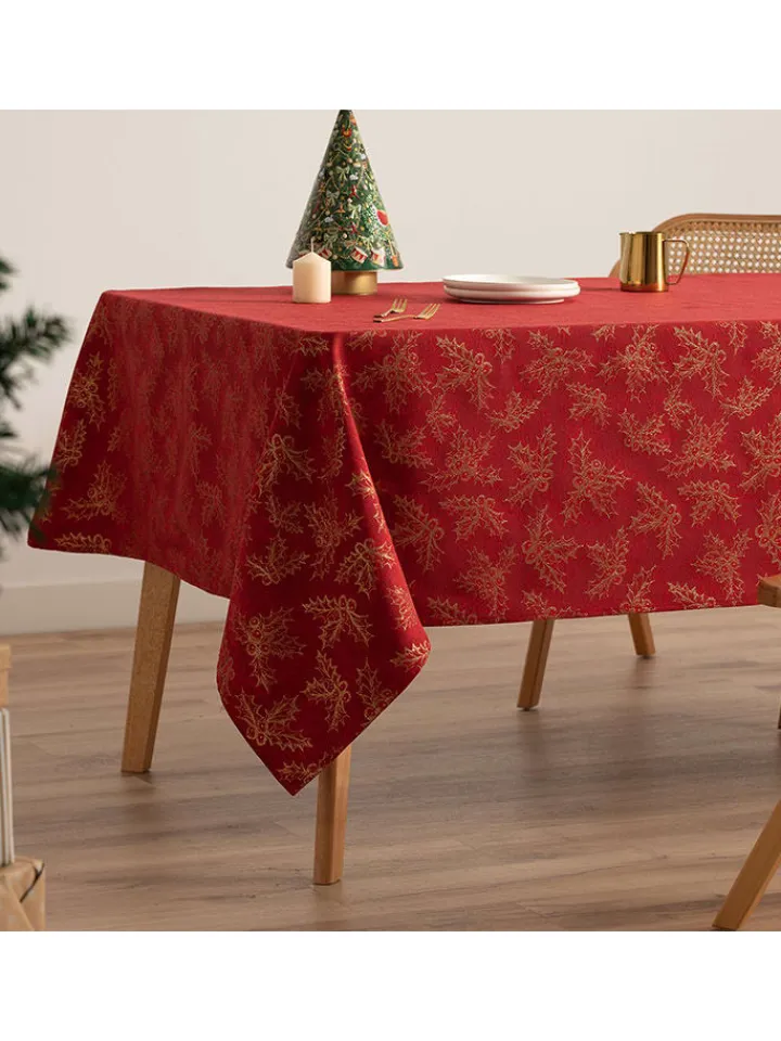 GAMUSI Tisch- & Küchentextilien<Tischdecke "Holly" in Rot