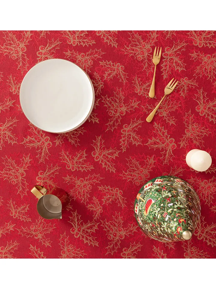 GAMUSI Tisch- & Küchentextilien<Tischdecke "Holly" in Rot