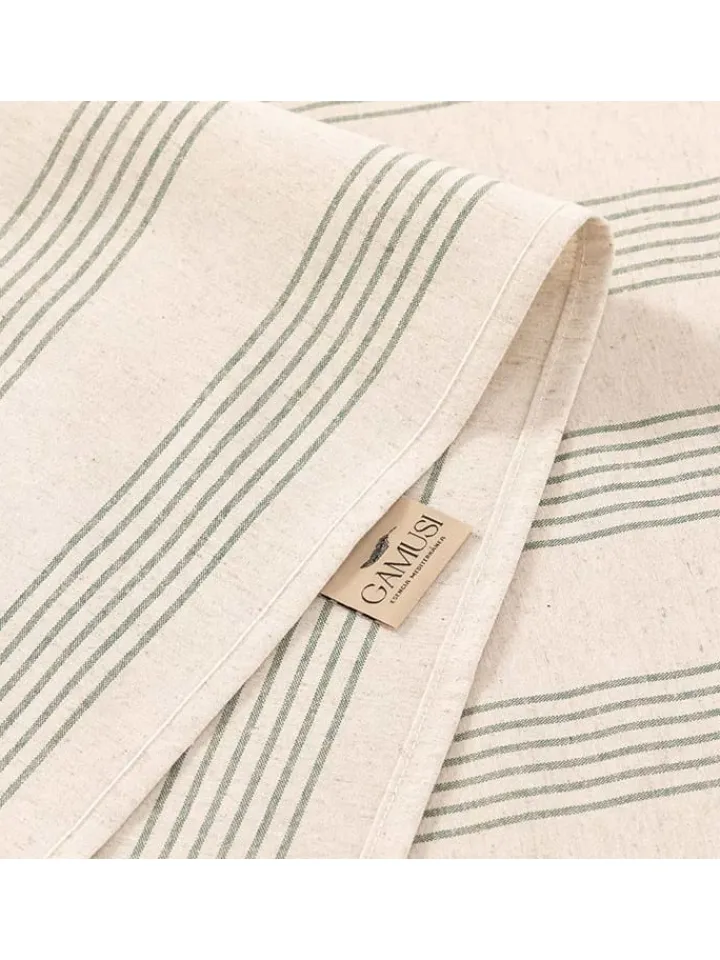 GAMUSI Küchentextilien<Tischdecke ''Holwin'' in Beige/ Grün