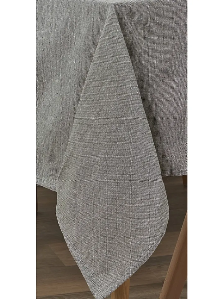 THE HOME DECO FACTORY Küchentextilien<Tischdecke in Khaki - (L)250 x (B)140 cm
