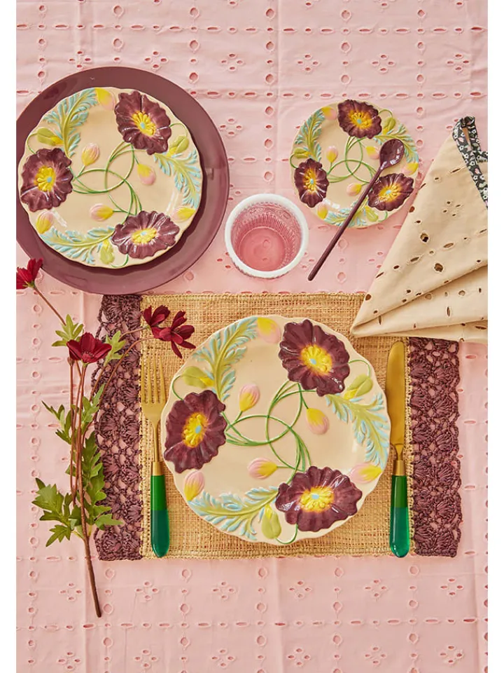 Rice Küchentextilien|Tisch- & Küchentextilien<Tischdecke in Rosa - (L)100 x (B)100 cm