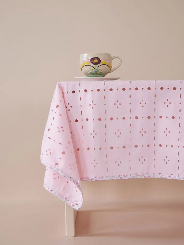 Rice Küchentextilien|Tisch- & Küchentextilien<Tischdecke in Rosa - (L)100 x (B)100 cm
