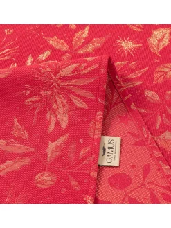 GAMUSI Küchentextilien|Tisch- & Küchentextilien<Tischdecke in Rot/ Gold