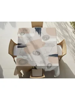 Mijolnir Küchentextilien<Tischdecke in Weiß/ Beige