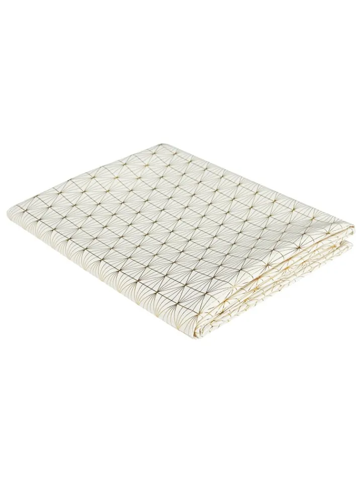 every ware Tisch- & Küchentextilien|Küchentextilien<Tischdecke in Weiß/ Gold - (L)250 x (B)140 cm