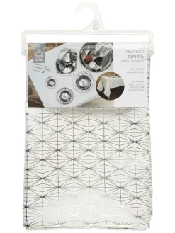 every ware Tisch- & Küchentextilien|Küchentextilien<Tischdecke in Weiß/ Silber - (L)250 x (B)140 cm