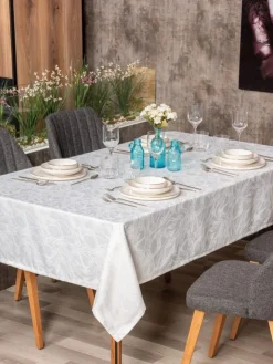 Mijolnir Küchentextilien|Tisch- & Küchentextilien<Tischdecke "Lavinia" in Weiß