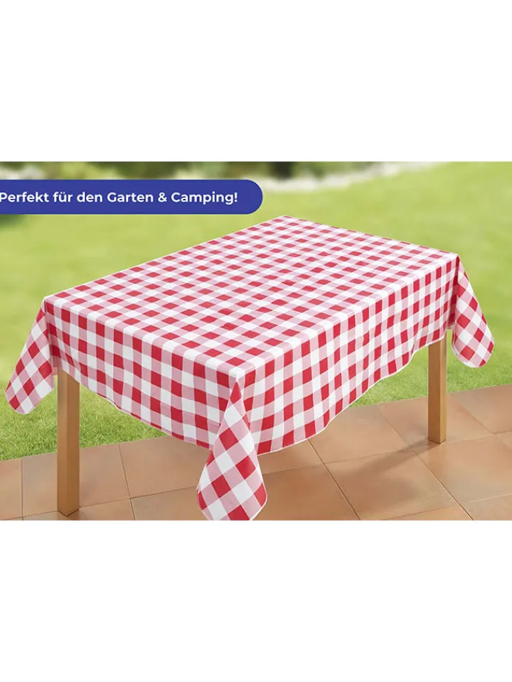 Wenko Küchentextilien|Tisch- & Küchentextilien<Tischdecke "Maximex" in Rot - (L)180 x (B)140 cm