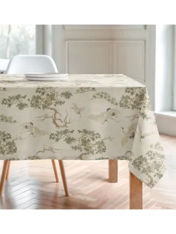 Mint Rugs Küchentextilien|Tisch- & Küchentextilien<Tischdecke "Natural Garza" in Creme/ Grün