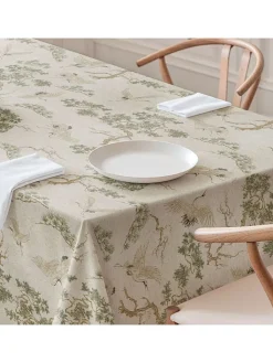 Mint Rugs Küchentextilien|Tisch- & Küchentextilien<Tischdecke "Natural Garza" in Creme/ Grün
