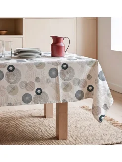 Mint Rugs Tisch- & Küchentextilien<Tischdecke "Nordic Caleb" in Weiß/ Blau/ Grau