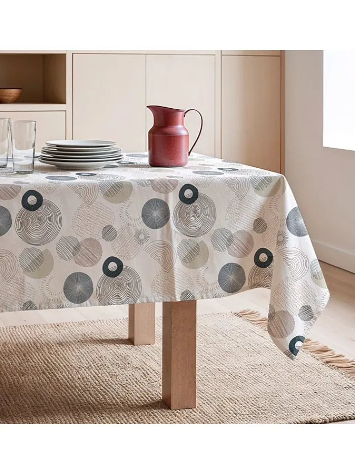 Mint Rugs Tisch- & Küchentextilien<Tischdecke "Nordic Caleb" in Weiß/ Blau/ Grau