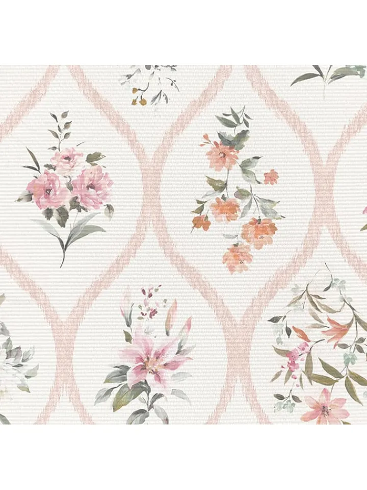 Mint Rugs Küchentextilien|Tisch- & Küchentextilien<Tischdecke "Patrice" in Weiß/ Rosa
