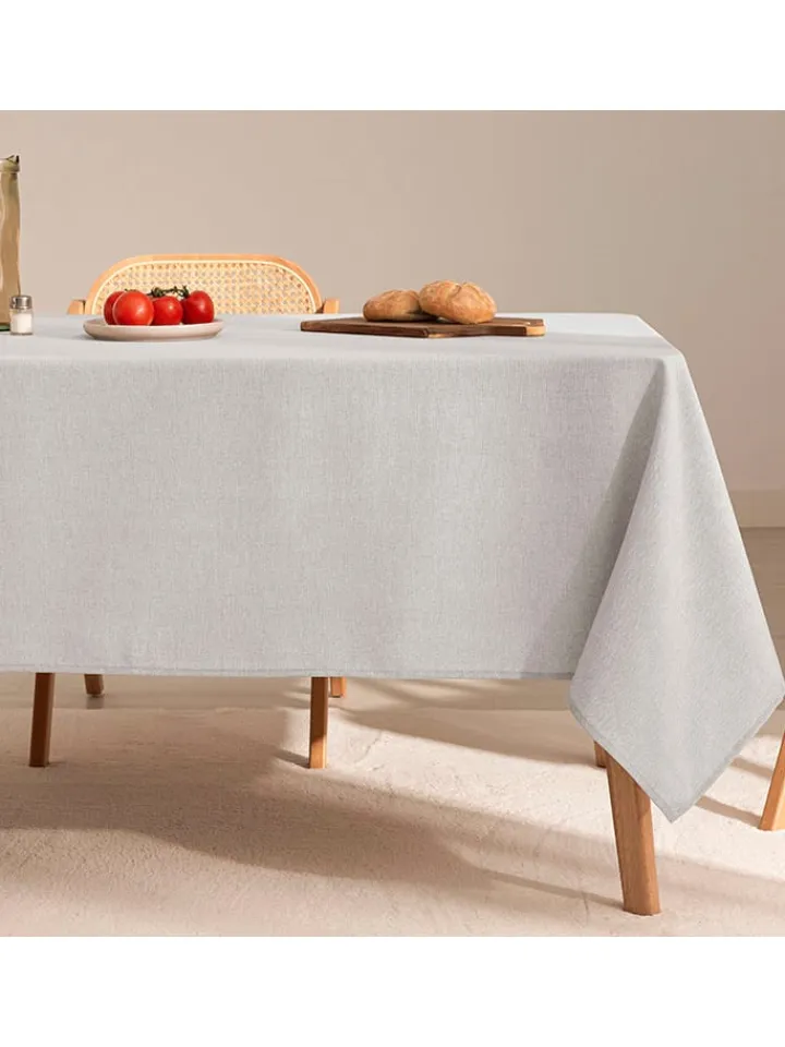 Mint Rugs Küchentextilien|Tisch- & Küchentextilien<Tischdecke "Smooth Sena" in Hellgrau