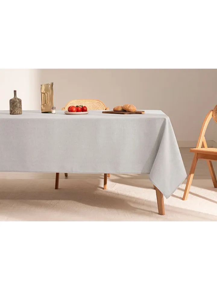 Mint Rugs Küchentextilien|Tisch- & Küchentextilien<Tischdecke "Smooth Sena" in Hellgrau