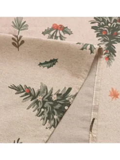 GAMUSI Küchentextilien<Tischdecke ''Snowpine'' in Beige/ Grün