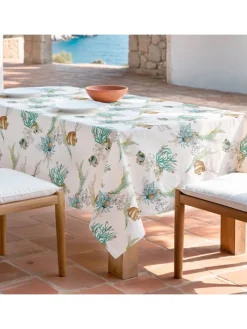 Mint Rugs Küchentextilien|Tisch- & Küchentextilien<Tischdecke "Summer Special Formentera" in Weiß/ Türkis