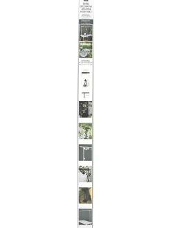 THE HOME DECO FACTORY Wohndekoration<Tisch-Dekorationsgestell in Schwarz - (B)250 x (H)90 x (T)4 cm