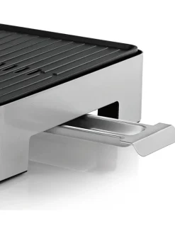 WMF Küchenelektronik<Tischgrill "Lono Quadro" in Silber/ Schwarz