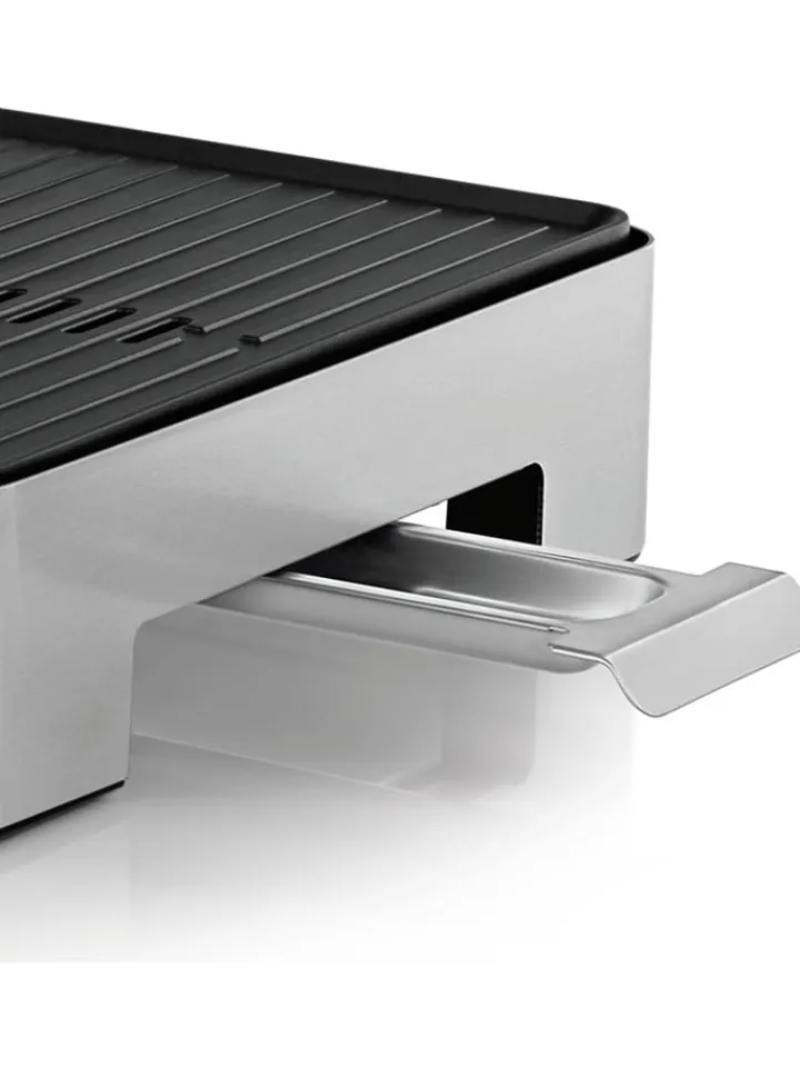 WMF Küchenelektronik<Tischgrill "Lono Quadro" in Silber/ Schwarz