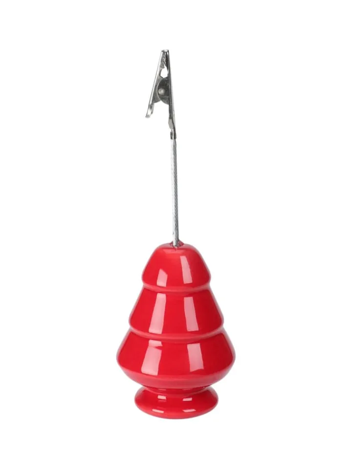 Home&Styling Collection Künstliche Weihnachtsbäume<Tischkarten-Ständer in rot