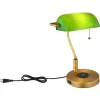 Globo lighting Tischleuchten<Tischleuchte "Antique" in Grün/ Gold - (B)26,5 x (H)36 x (T)25 cm