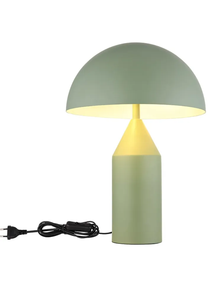 Globo lighting Tischleuchten<Tischleuchte ''Atoma'' in Grün - (H)39 x Ø 28 cm