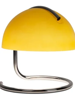 näve Tischleuchten<Tischleuchte "Burano" in Gelb - (H)25 x Ø 23,5 cm
