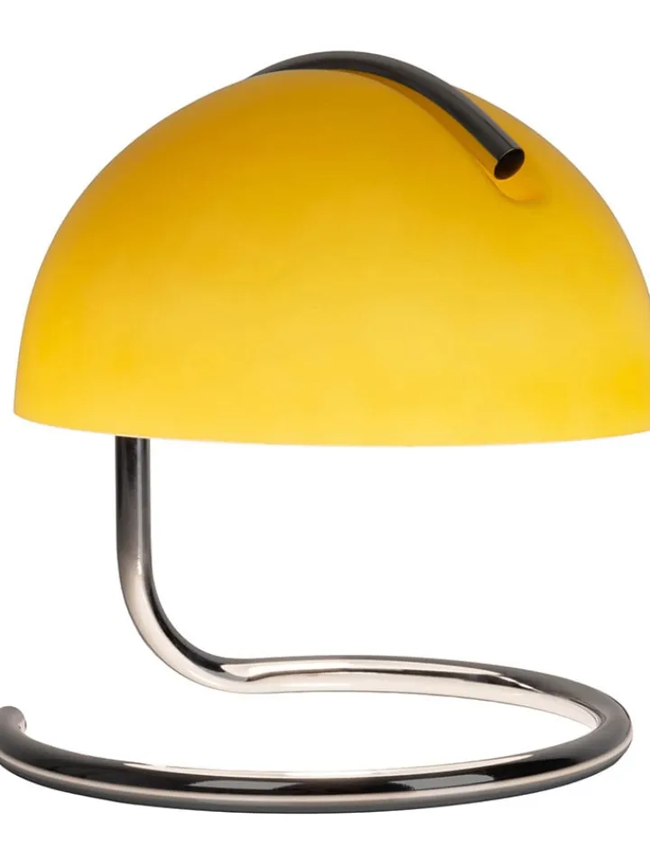 näve Tischleuchten<Tischleuchte "Burano" in Gelb - (H)25 x Ø 23,5 cm