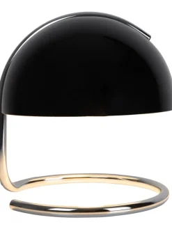 näve Tischleuchten<Tischleuchte "Burano" in Schwarz - (H)25 x Ø 23,5 cm