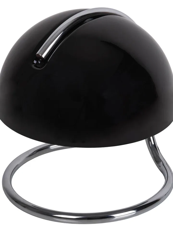 näve Tischleuchten<Tischleuchte "Burano" in Schwarz - (H)25 x Ø 23,5 cm