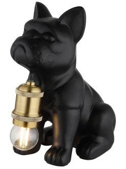 Globo lighting Tischleuchten<Tischleuchte ''Dogo'' in Schwarz - (B)19,5 x (H)24 x (T)12,5 cm