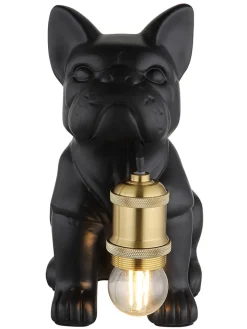 Globo lighting Tischleuchten<Tischleuchte ''Dogo'' in Schwarz - (B)19,5 x (H)24 x (T)12,5 cm