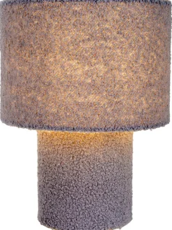 näve Tischleuchten<Tischleuchte "Fluffy" in Grün - (H)31 x Ø 23 cm