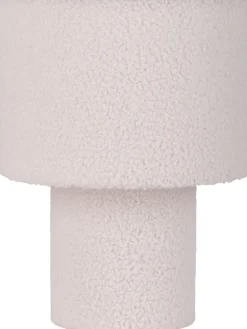näve Tischleuchten<Tischleuchte "Fluffy" in Weiß - (H)31 x Ø 23 cm