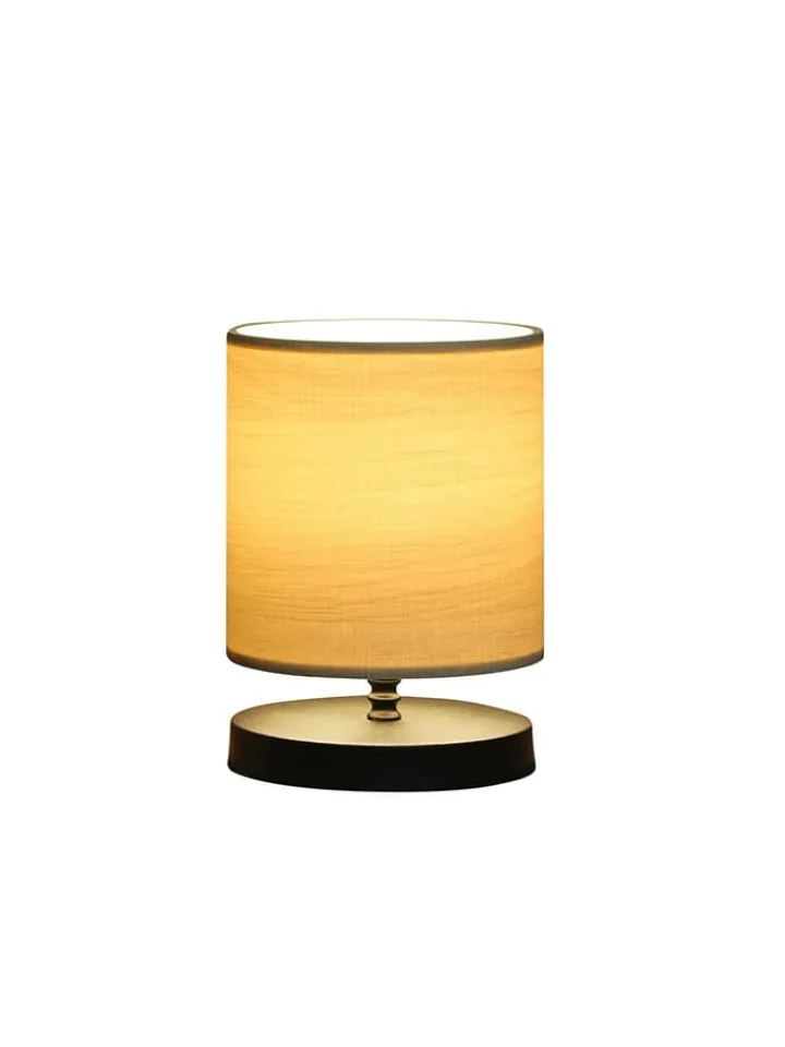 ABERTO DESIGN Tischleuchten<Tischleuchte in Beige - (H)22 x Ø 15 cm