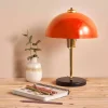 ABERTO DESIGN Tischleuchten<Tischleuchte in Orange - (H)38 x Ø 23 cm