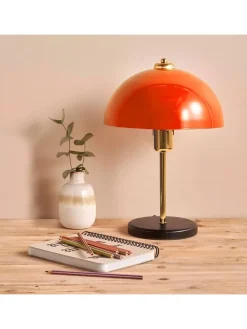 ABERTO DESIGN Tischleuchten<Tischleuchte in Orange - (H)38 x Ø 23 cm