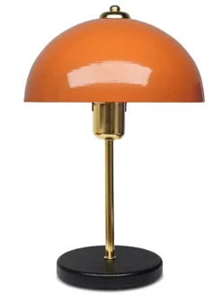 ABERTO DESIGN Tischleuchten<Tischleuchte in Orange - (H)38 x Ø 23 cm