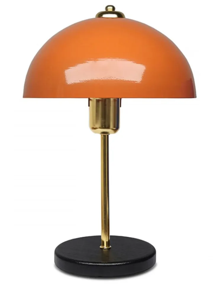 ABERTO DESIGN Tischleuchten<Tischleuchte in Orange - (H)38 x Ø 23 cm