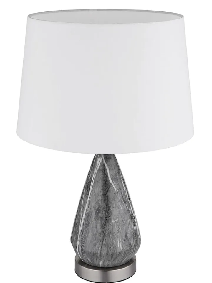 Globo lighting Tischleuchten<Tischleuchte ''Kisa'' in Grau - (H)54 x Ø 35 cm