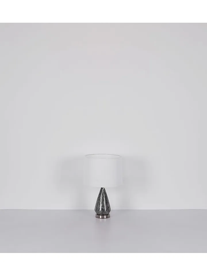 Globo lighting Tischleuchten<Tischleuchte ''Kisa'' in Grau - (H)54 x Ø 35 cm