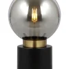 Globo lighting Tischleuchten<Tischleuchte "Marka" in Schwarz - (H)24,5 x Ø 15 cm