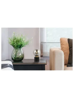 Globo lighting Tischleuchten<Tischleuchte "Marka" in Schwarz - (H)24,5 x Ø 15 cm