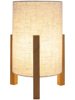 näve Tischleuchten<Tischleuchte "Matilda" in Beige - (H)32 x Ø 22 cm