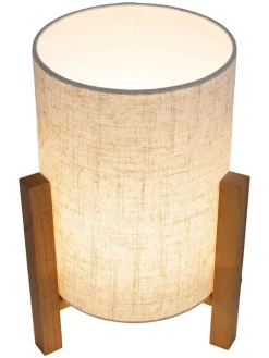 näve Tischleuchten<Tischleuchte "Matilda" in Beige - (H)32 x Ø 22 cm