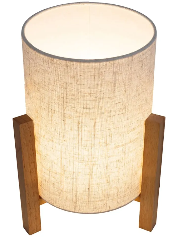 näve Tischleuchten<Tischleuchte "Matilda" in Beige - (H)32 x Ø 22 cm